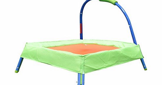 HLC Toys Outdoor Junior Padded Trampoline with Handle for Kids, Best Christmas gift