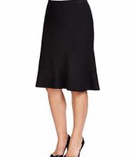 HOBBS Daisey black wool blend skirt