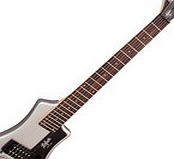 Hofner HCT Shorty Electric Guitar Silver Sparkle