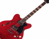 Hofner HCT Verythin Electric Guitar Red - Nearly