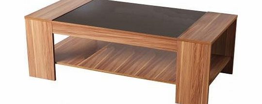 Coffee Table Side Lamp Table Walnut amp; Black Hollywood Occasional Range