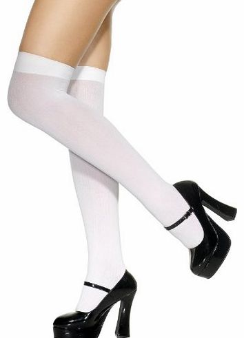 Sexy White Over Knee Stockings School Girl Tights Socks
