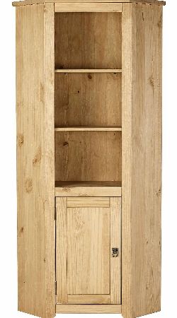 HOME COLLECTION Burford 1-Door Corner Bookcase