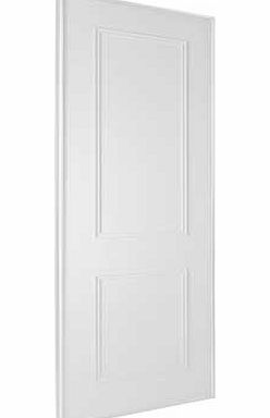 White Decor Moulded Sliding Wardrobe Door - 36