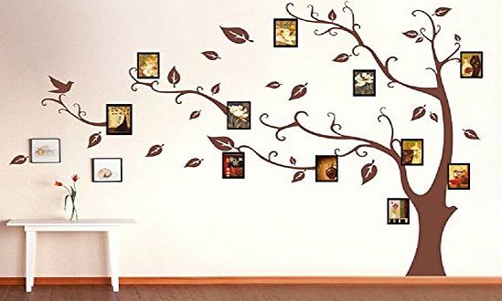 Home Decor Large Photo Frame Tree Home Decal Self-Adhesive Wall Stickers Removable Decoration