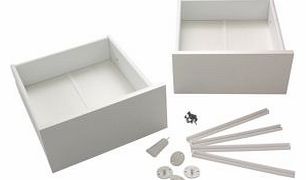 Home Decor White Wardrobe Drawer Pack