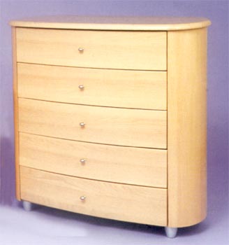 Home Furnishing Limited Alpha 5 Drawer Chest