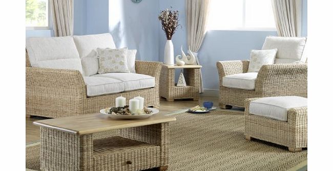 Home Life Direct Oxford Conservatory Furniture Rattan 3 Piece Suite Set - Home Life Direct
