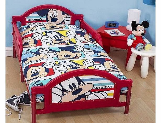 Mickey Mouse Play Boys Junior Toddler Cot Bed Set 4 in 1