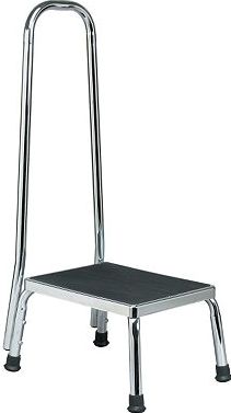 Homecraft, 2041[^]10043741 Step Stool Chrome with Handle 10043741