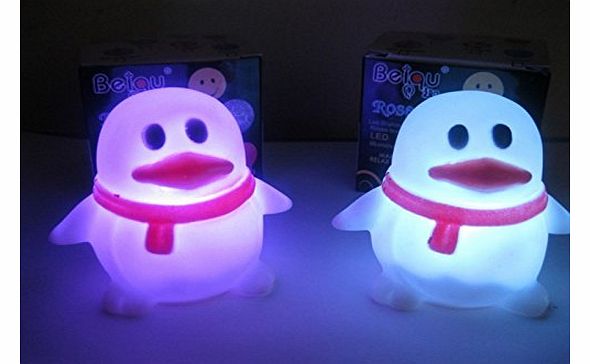 Colors Changing LED Penguin Night Lights Lamp for Party Bedroom Decor Wedding Christmas