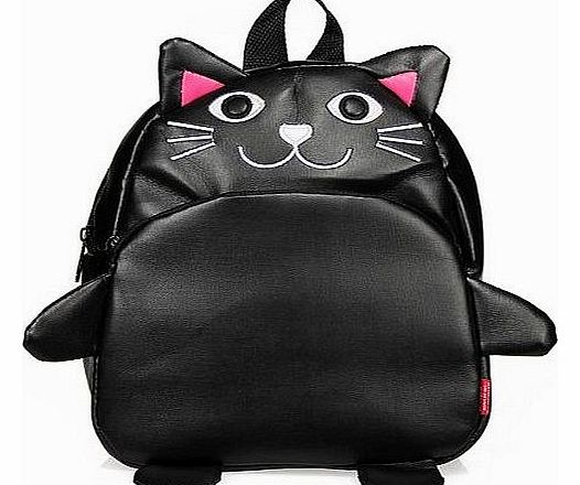 Cartoon Animal Kids Toddler Backpack Schoolbag Shoulder Bag-Black