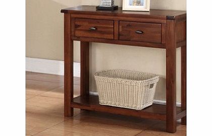 Homestead Living Deledda Console Table Finish: Acacia Oak