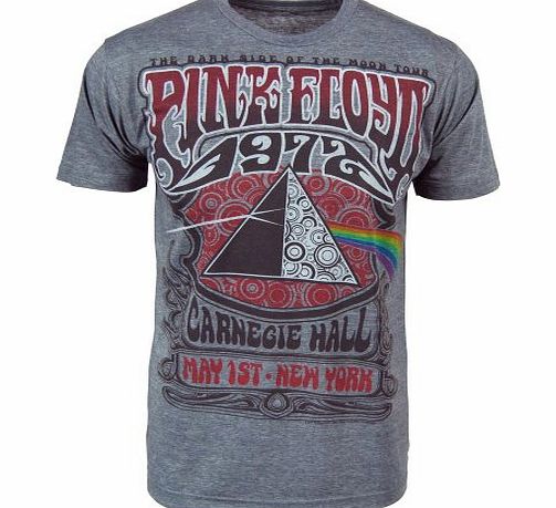 Honchosfx Mens Pink Floyd Carnegie Hall T Shirt Grey Grey Large