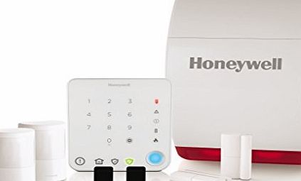 Honeywell HS331S Wireless Home Alarm With Intelligent Control - White