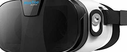 HooToo 3D VR Headset with Magnetic Trigger, Upgraded and Much Lighter Version Virtual Reality Goggles, VR Glasses(No External Remote Needed)