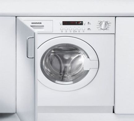HWB814D/L 8kg 1200rpm Fully Integrated Washing Machine in White