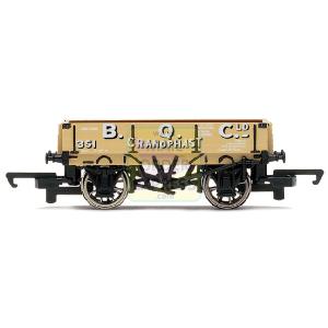 Hornby B Q C 3 Plank Wagon