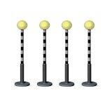 Hornby Hobbies Ltd Hornby R8669 Pre 1960s Belisha Beacons - Pk 4 00 Gauge Skaledale Street Life Collection