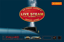 Hornby - Mallard Live Steam Train Set