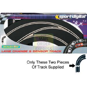 Scalextric Lane Change Out In Right Hand