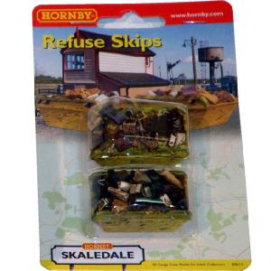 Hornby Skaledale Street Life Collection Refuse Skips x 2