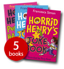 Horrid Henry Joke Book Collection - 5 Books
