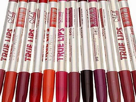 Hosaire 12pcs Lipstick Makeup Waterproof Lip Liner Pencil Set