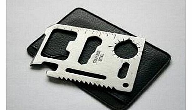 hossen 11 in 1 Pocket Knife- Army Camping Survival Kit,Card Knife tool