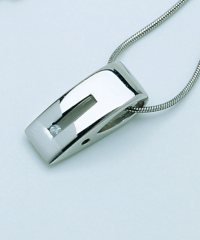 Hot Diamonds Silver pendant set with a single brilliant cut diamond