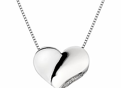 Hot Diamonds Sterling Silver Sparkle Heart Pendant