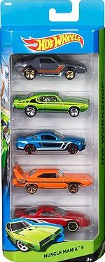 Hot Wheels, 2041[^]10036322 5 Car Pack Assortment 10036322