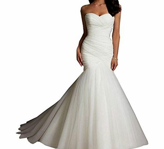 Hotportgift Women Long Sexy Evening Party Ball Prom Gown Formal Bridesmaid Cocktail Dress (M ( UK S), white)
