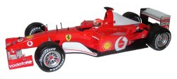 Hotwheels 1:18 Scale Ferrari F2002 - Michael Schumacher