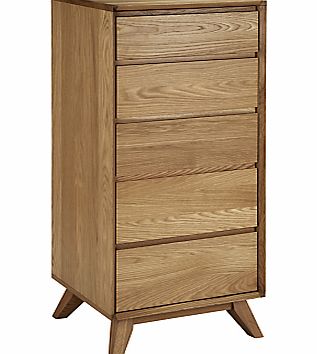 House by John Lewis Stride Tall 5 Drawer Chest,
