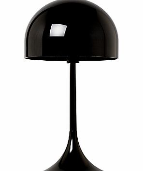 House by John Lewis Viola Dome Table Lamp, Black