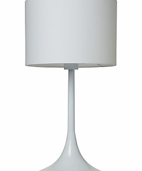 House by John Lewis Viola Table Lamp, White