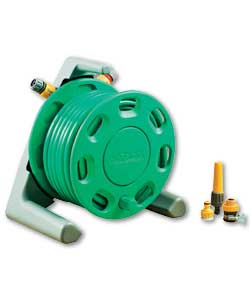 Hozelock Compact Thru-Flow Reel with 25m