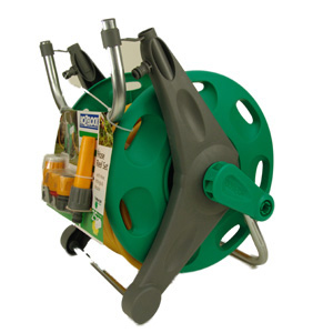 hozelock Hose Reel Set with Fittings and Nozzle