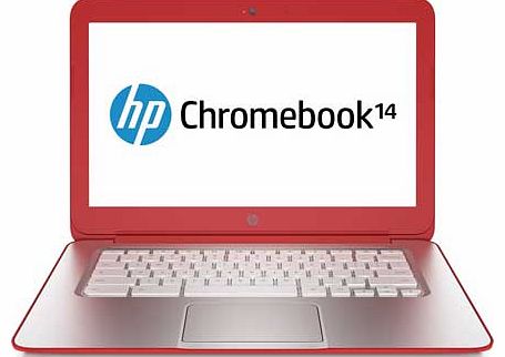 HP 14-q014sa 16GB DataPass Chromebook - Peach