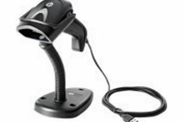 HP BW868AA Handheld Barcode Scanner - Black - Cable