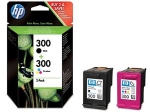 HP Genuine Multipack Black/Tri-Colour HP300 Ink