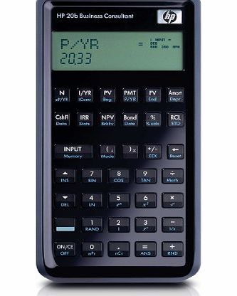 HP Hewlett Packard HP20B Financial Calculator