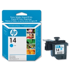 HP Inkjet Printhead No. 14 Cyan Ref C4921AE