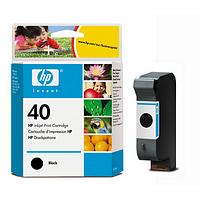 HP No.40 Black InkJet Cartridge (42ml) for