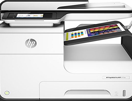HP PageWide Pro 477dw Multifunction Printer - D3Q20B (A4, Printer, Copier, Scanner, Fax, WLAN, USB)