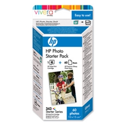 HP Photo Starter Pack No. 343 Colour 7 ml Ref