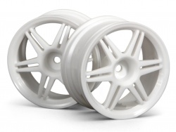 Hpi Corsa Wheel (26mm White) (3mm Offset)