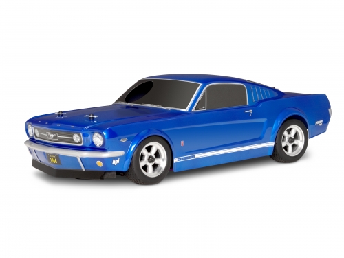 Ford Mustang 1966 GT Body Painted Blue Pre-cut