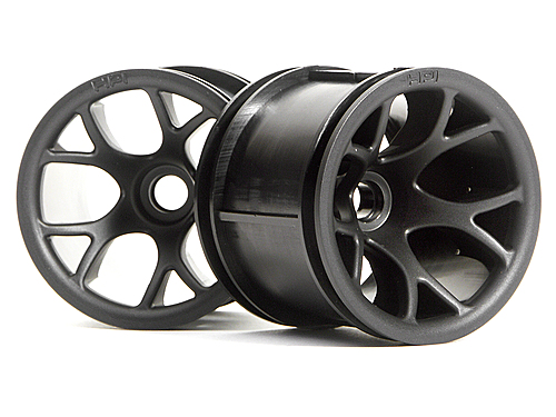 Hpi MT Mesh Wheel (Black) (RC10T XXT Front)